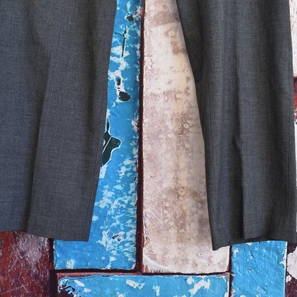 Men's George Premium Comfort Flat Front Suit Pants 34x32 Gray - Picture 4 of 10